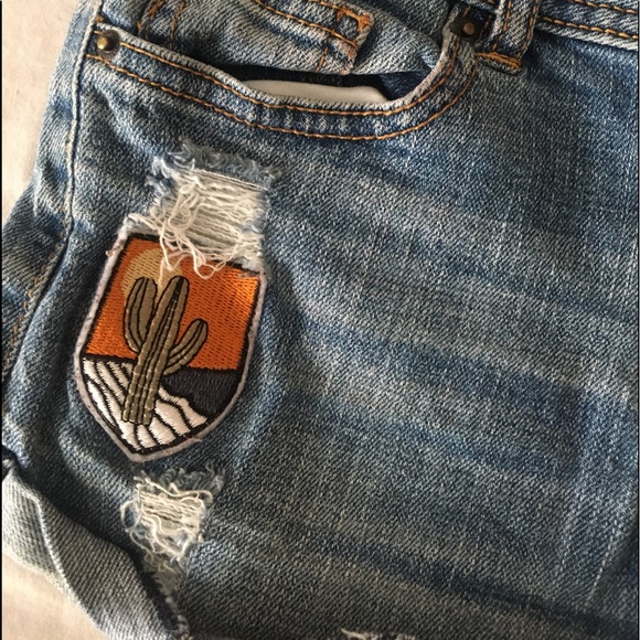 Denim Short Shorts - Picture 6 of 11